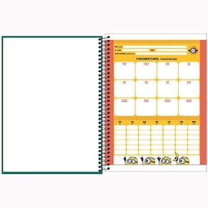 Caderno Universitário Minions Capa Dura 10 Matérias 160Fls