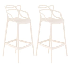 Kit 2 banquetas altas bancada cozinha Masters Allegra