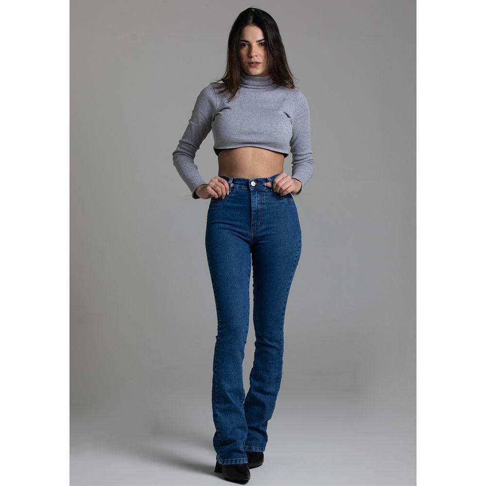Calça Boot Cut Básica Sawary