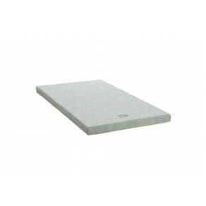 Colchonete Physical Solteiro Ortobom 78x188x4cm Branco/Azul