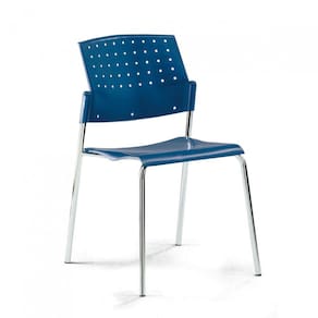 Cadeira Empilhável Movie Prima Design Azul