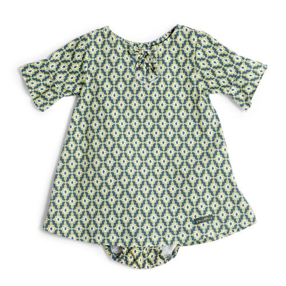 Vestido Bebê 100% Algodão Gentileza Green