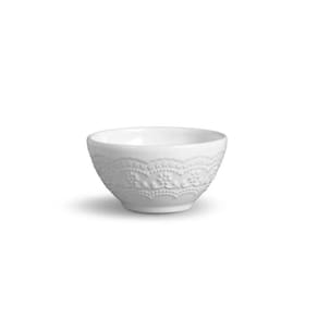 Kit 6 Bowls 367ml Madeleine Branco Cerâmica Porto Brasil