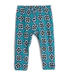 Calça Legging Infantil algodão Savana Turquesa Green