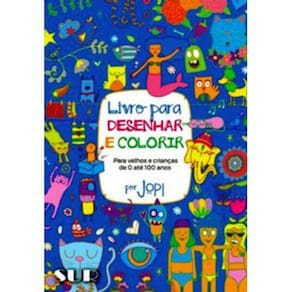 Livro Para Desenhar E Colorir Jopi