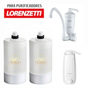 2 Refil Vela Filtro Água Lorenzetti Acqua Bella Vitale Rv-01