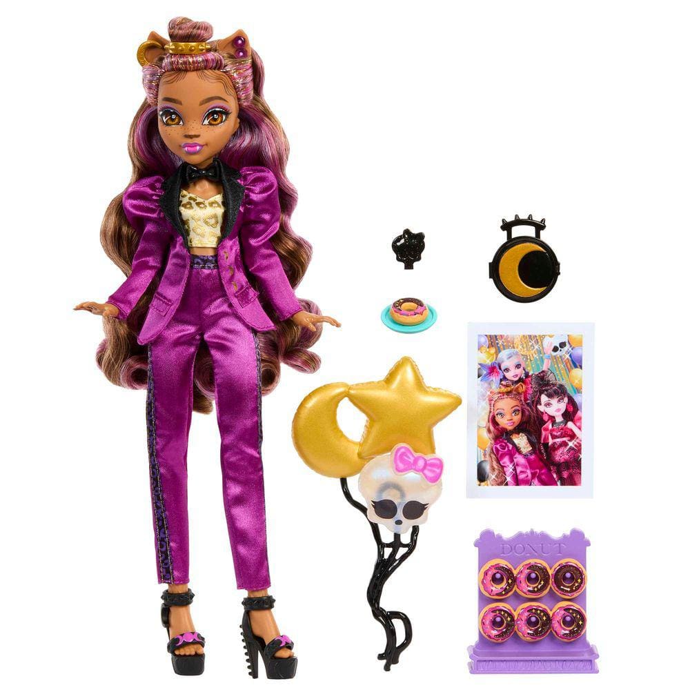 Boneca Draculaura Monster High Fashion 25cm Acessorios Hhk51