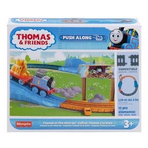 Kit 3 Brinquedo Trem Thomas Trenzinho Infantil Luz Som Bate