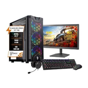 Pc Gamer Completo I3 3º Ger Gt 740 Memória 8Gb Hd 500Gb