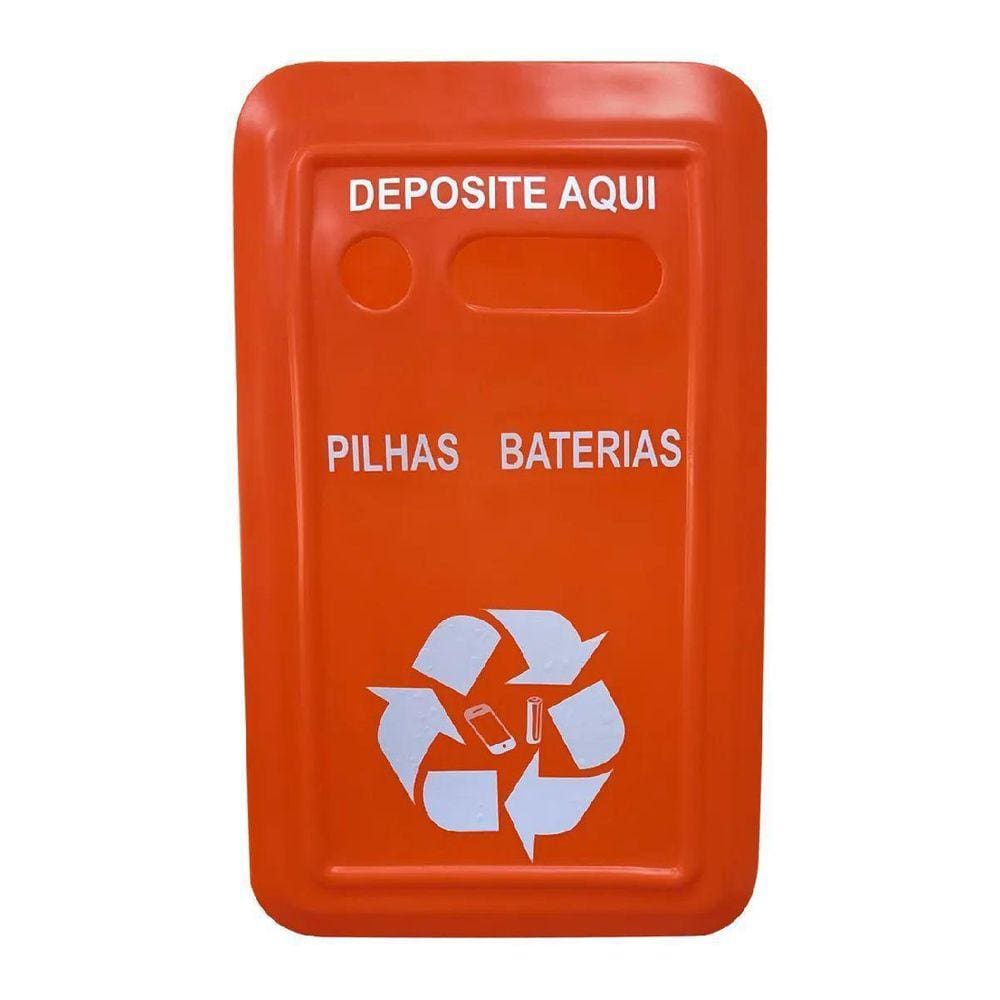 Lixeira Para Descarte De Pilhas E Baterias De 30 Litros