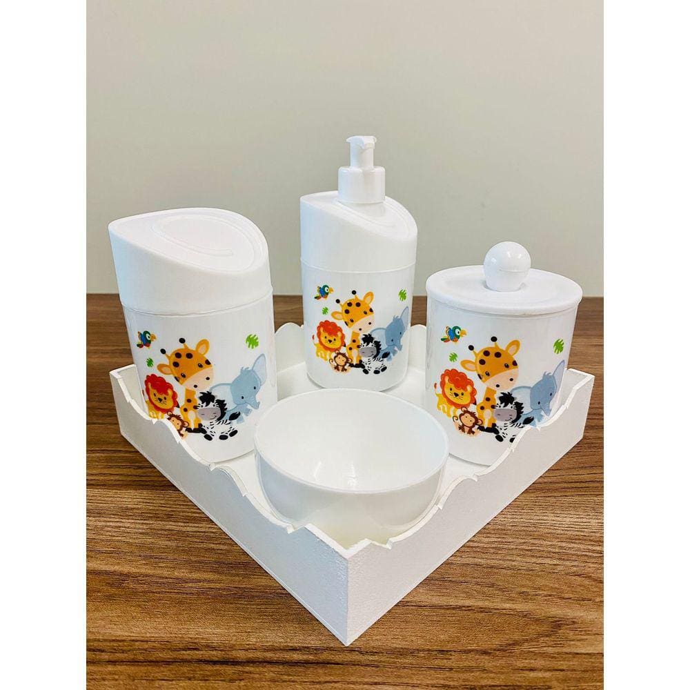 Kit Safari Juntos c/bandeja quadrada COLOR