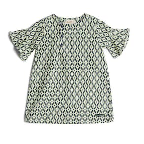 Vestido Infantil 100% Algodão Gentileza Green
