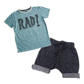 Camiseta e Bermuda Saruel - Infantil - 4 Anos - 2 Peças