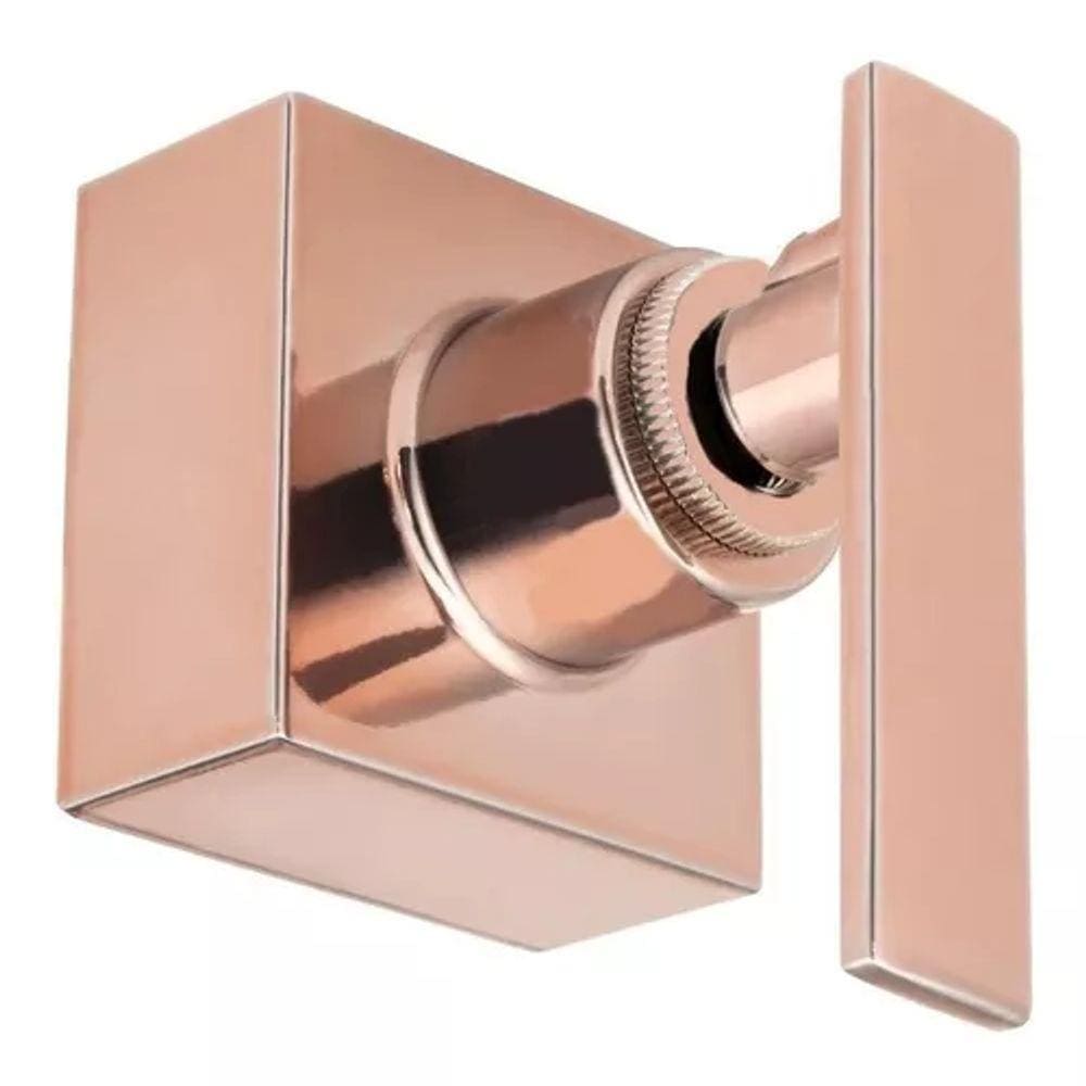 Acabamento P/registro Alavanca Quadrado 100% Metal Rose Gold