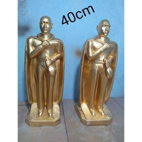 Imagem Exu Do Ouro Estatua Escultura Gesso 40 Cm
