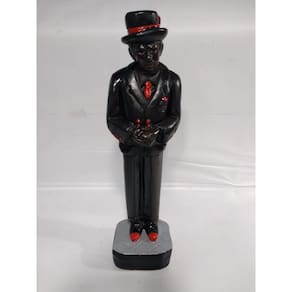 Imagem Ze Pretinho Escultura Estatua Gesso 20 Cm