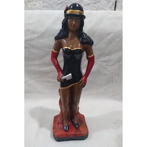 Imagem Maria Navalha Escultura Gesso Estatua 40 Cm