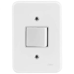 Conjunto Interruptor Bipolar Simples 4x2 10a Radial Pollar