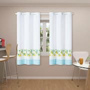 Cortina para Cozinha 2,20m X 1,45m Ilhós Estampada 