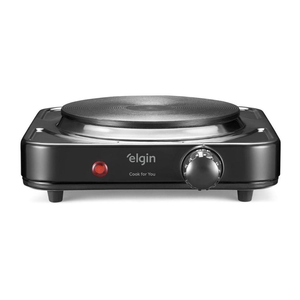 Fogão Elétrico Portátil Elgin 1 Boca 1000W Cook For You