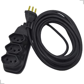 Extensão 3 Tomadas Bivolt 10Mts Cabo PP LIDER LUX