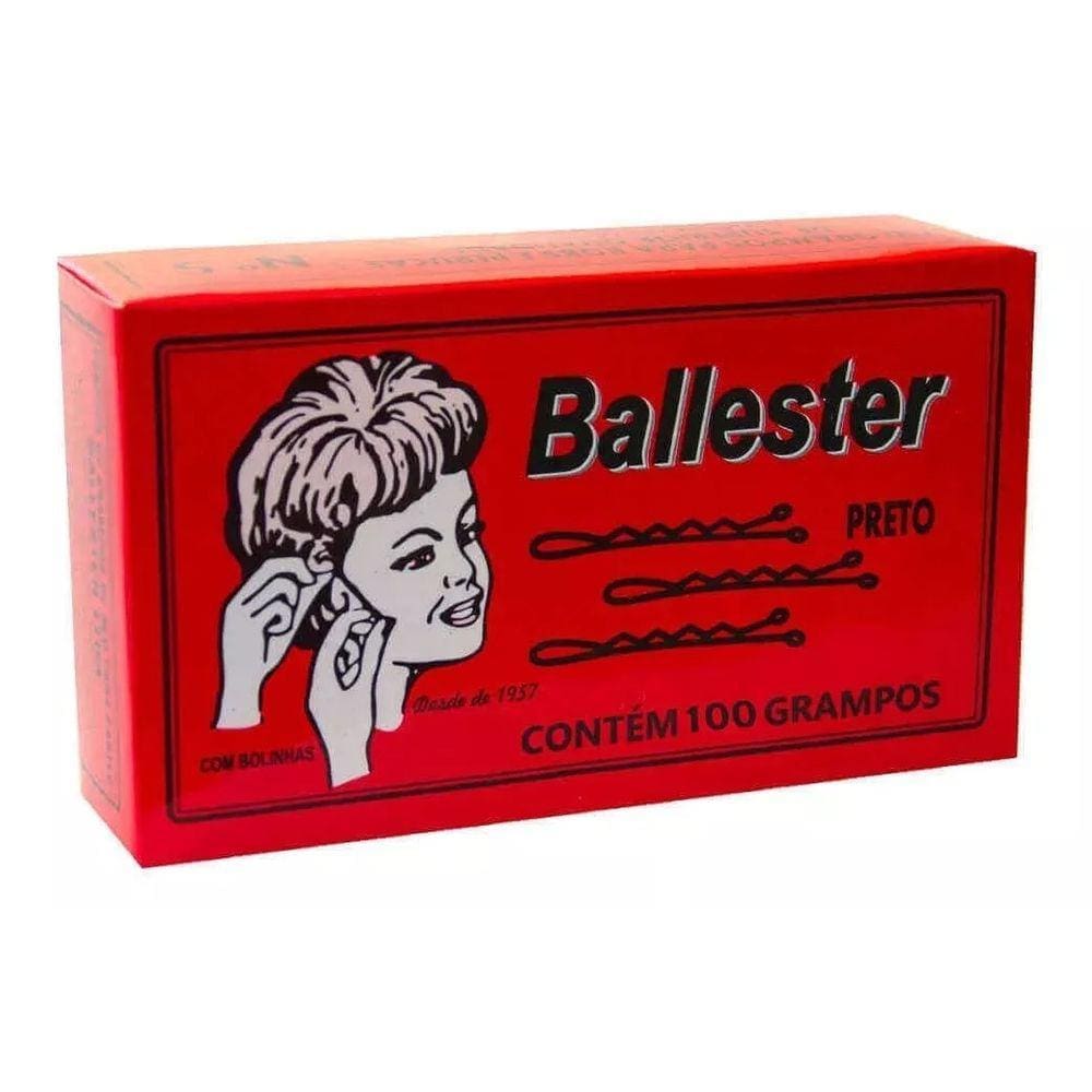 Grampo Ballester 7 Preto Com 100 Un