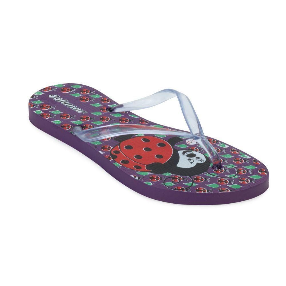 Chinelo Joaninha Solemar Infantil