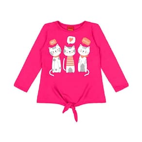 Blusa Manga Longa Infantil Feminina Gatinho Kyly Ref: 207936 1/3