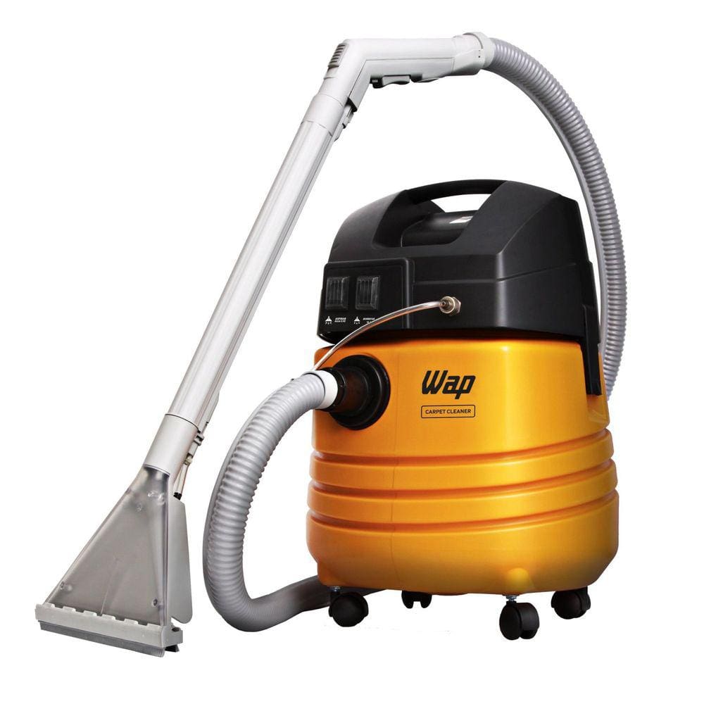 Extratora de Limpeza WAP Carpet Cleaner 1600W Utilização Profissional Bocal de Sopro, Borrifa e Aspira 220V Amarelo