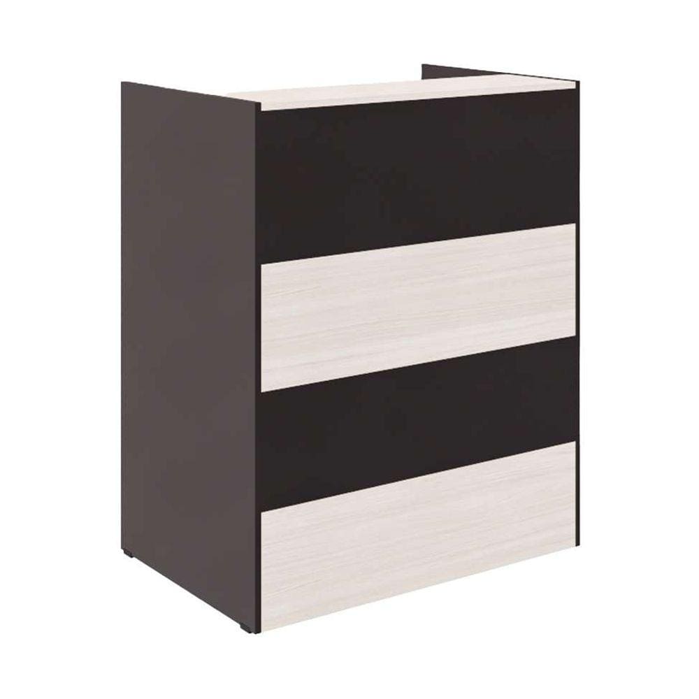 balcão ção carvalho berlin e preto 90 cm