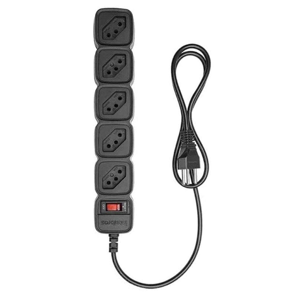 Protetor de linha com 5 tomadas Preto EPE 205 - Intelbras