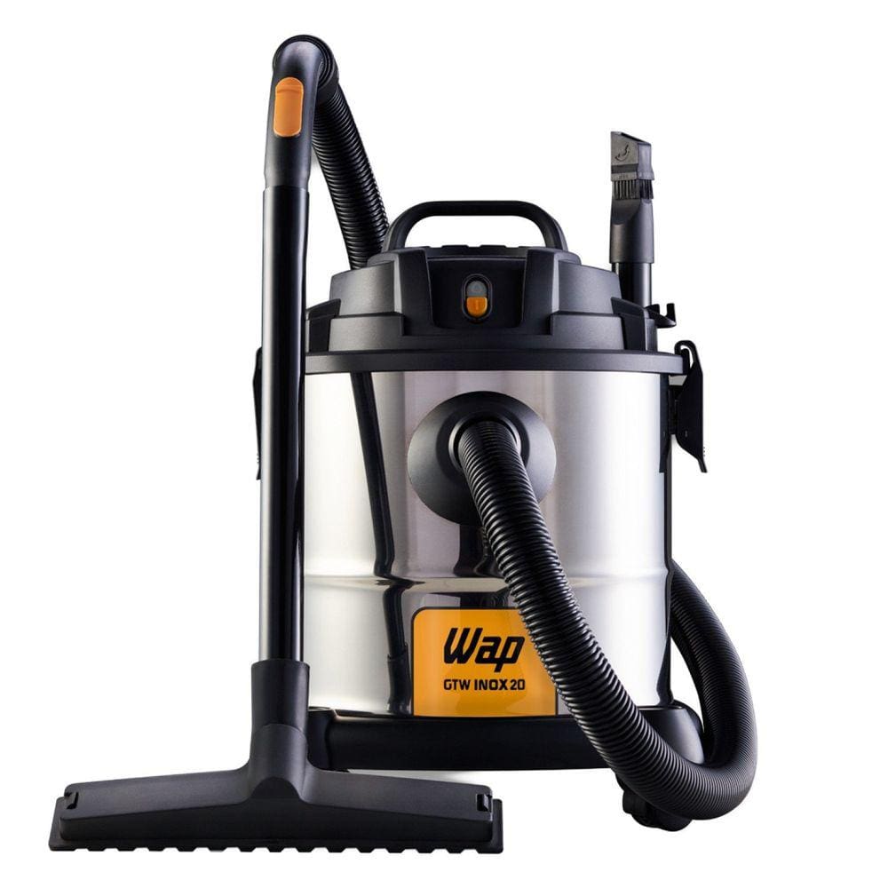 Aspirador de Pó e Água WAP GTW Inox 20 1600w 20 Litros Filtro Reutilizável 127V 127V