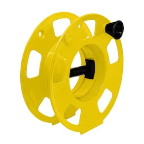 Carretel De Armazenamento Para Cabos e Extensões Elétricas Amarelo