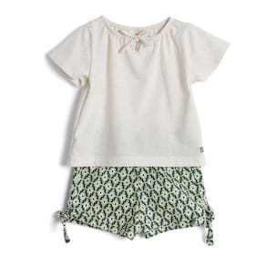 Conjunto - Short e camiseta - Bebê Algodão Gentileza Green