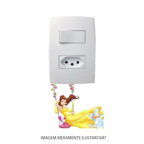 Adesivo De Interruptor Bela E A Fera Mod 01