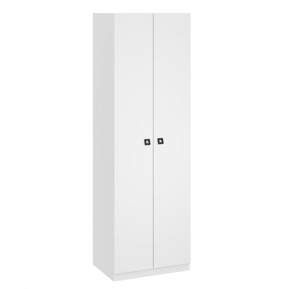 Guarda Roupa Modulado 2 Portas com Cabideiro Free Be Mobiliário Branco
