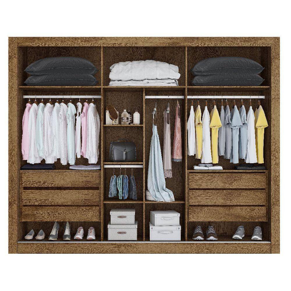 Guarda Roupa Casal 1 Porta Espelhada Zuma | Casas Bahia