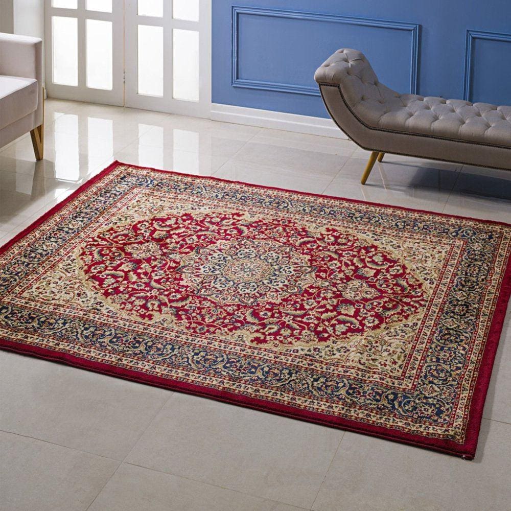 Tapete Toledo 200x300cm Niazitex Vermelho