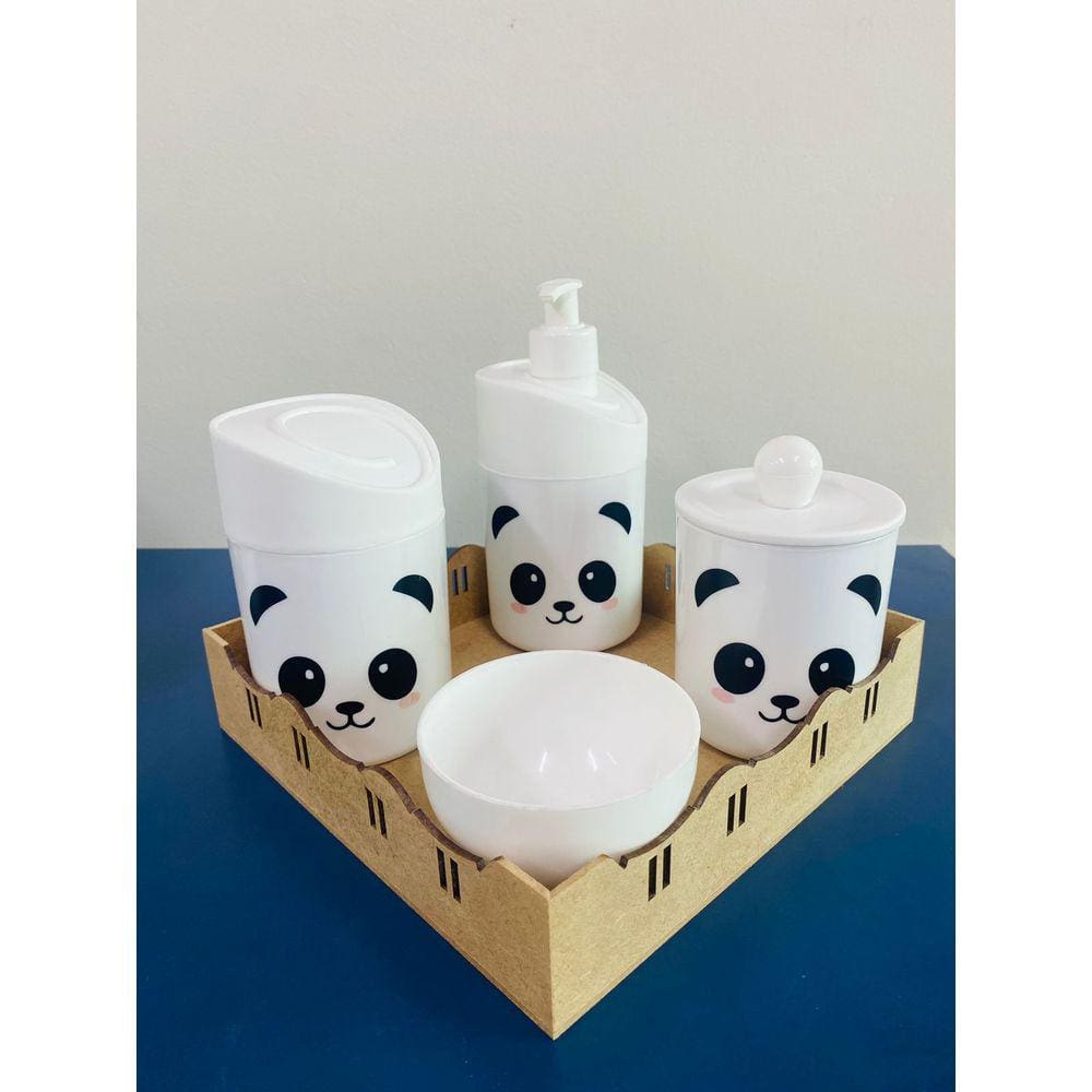 Kit Higiene Panda I c/bandeja quadrada