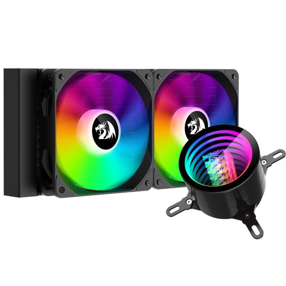 Water Cooler Gamer Rise Mode ARGB Intel e AMD 240mm Preto RM WCB 04