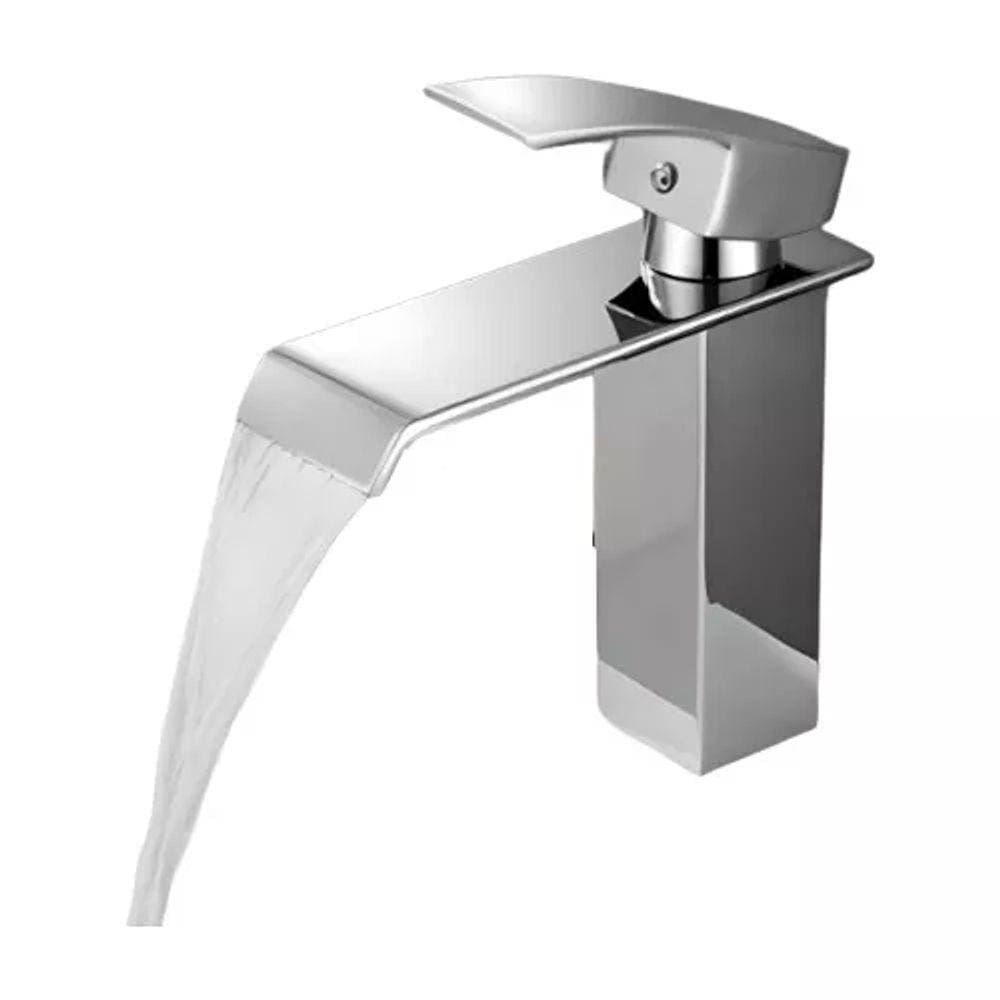 Torneira Misturador Monocomando Modelo Slim Quadrada Luxo Baixa