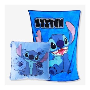 Kit Almofada E Manta Infantil Stitch Disney - Zona Criativa