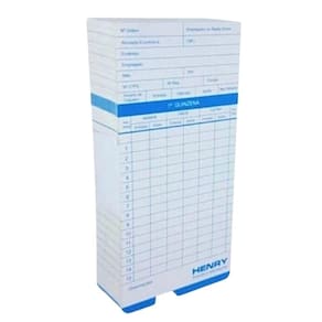 Cartão De Ponto Cartolina Henry Vega Ceu Topdata Kp10