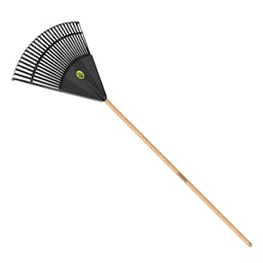 Vassoura Folha Plástica Cabo 120cm 26 Dentes Preto Tramontina
