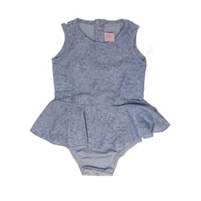 Vestido Body Jeans Infantil Menina 100% algodão