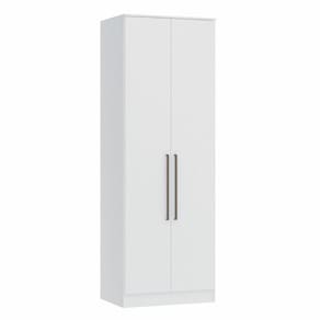 Guarda Roupa Modulado 2 Portas Requinte Móveis Castro Branco Line