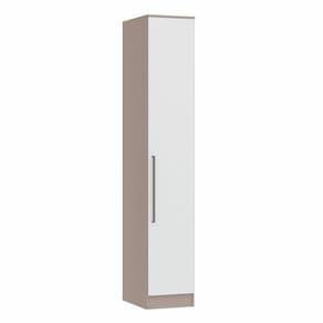 Guarda Roupa Modulado 1 Porta Requinte + Móveis Castro Duna Line/Branco Line