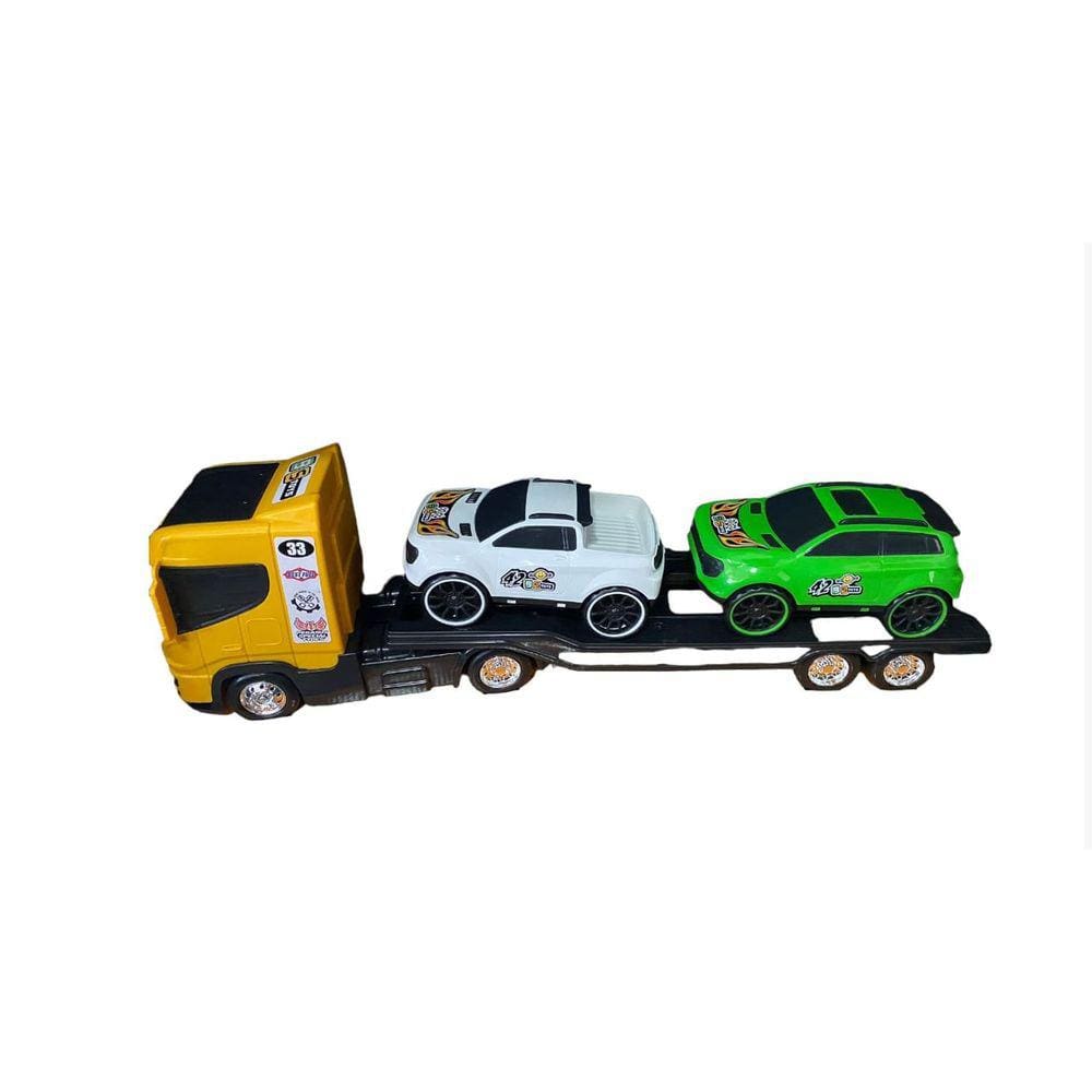 Top Truck - Caminhao Reboque - Amarelo BSTOYS