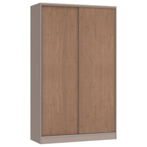 Guarda Roupa Modulado 2 Portas de Correr 2 Gavetas Requinte Duna Line/Macadâmia/Macadâmia