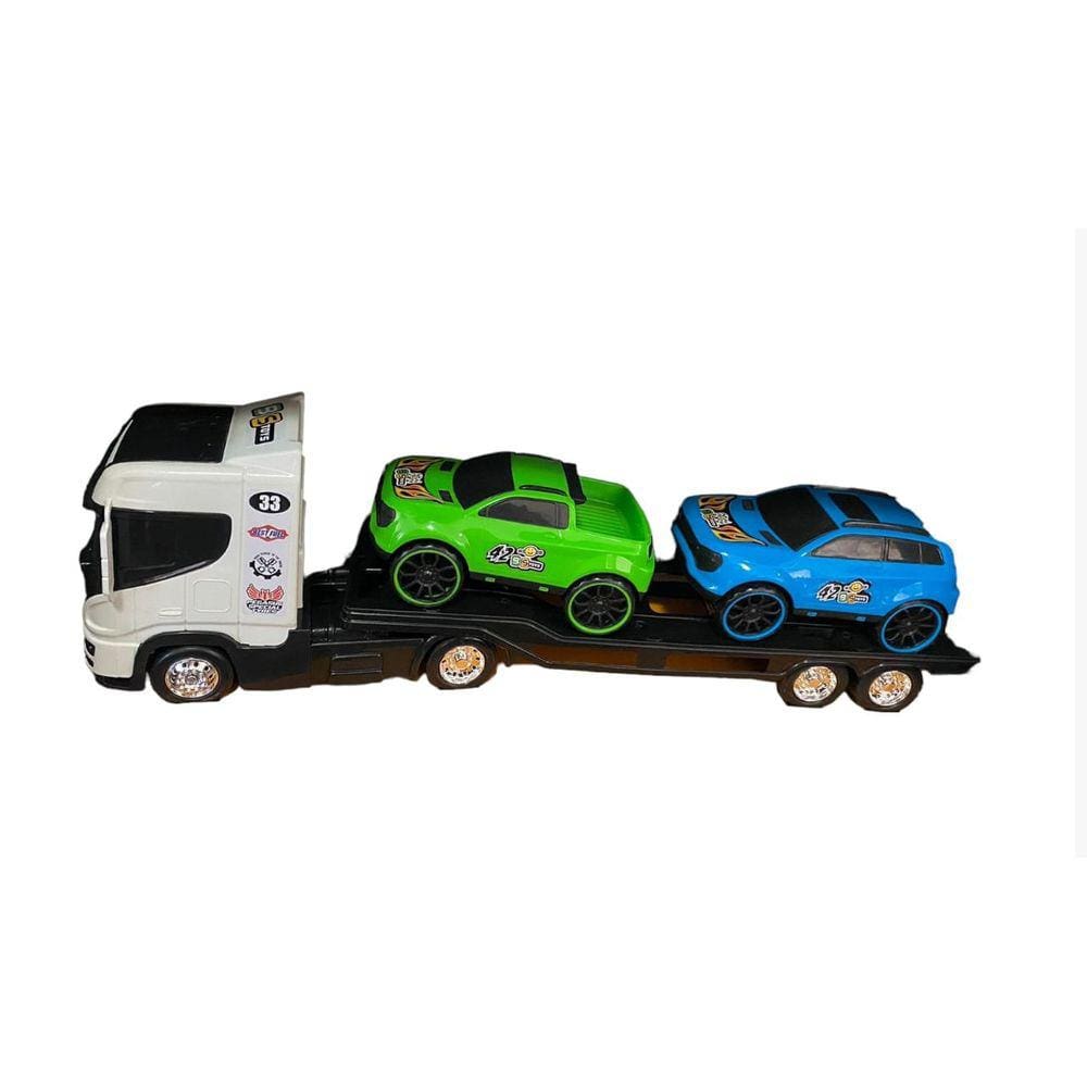 Top Truck - Caminhao Reboque  - Branco BSTOYS